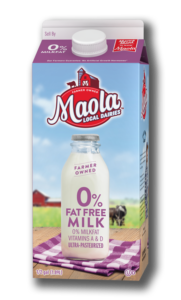 Maola Fat Free Milk Half Gallon