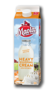 Maola Heavy Whipping Cream Quart