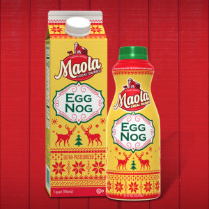 Maola Egg Nog is available seasonally.