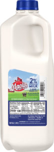 Maola 2% Reduced Fat Milk is available in 1/2 gallon size.