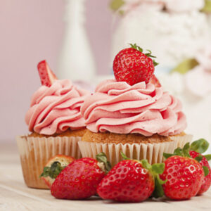 Maola Milk Strawberry Cupcakes