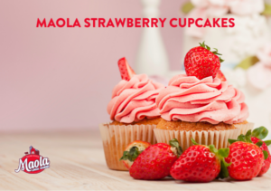 Strawberry Cupcakes | Maola Milk